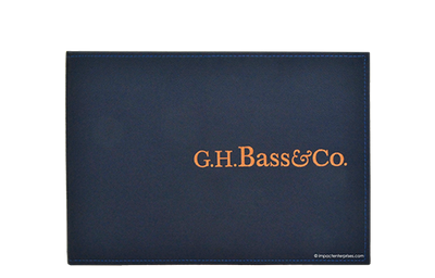 GH Bass and Co - Custom Menu Covers, Binders, & Presentation Folders
