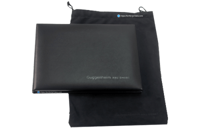 Guggenheim Abu Dhabi - Custom Menu Covers, Binders, & Presentation Folders