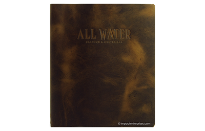 All Water - Custom Menu Covers, Binders, & Presentation Folders