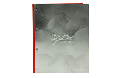Equinox - Todd Gray - Custom Menu Covers, Binders, & Presentation Folders