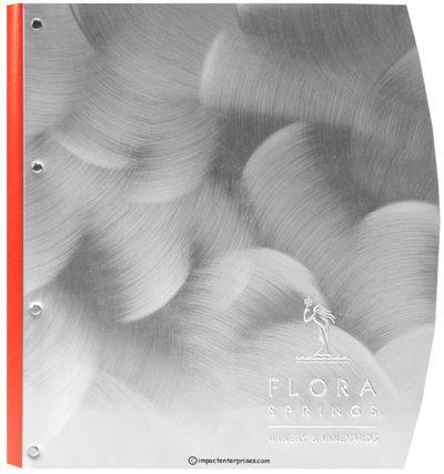Flora Springs Winery - Custom Menu Covers, Binders, & Presentation Folders