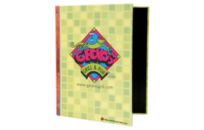 Gecko's - Custom Menu Covers, Binders, & Presentation Folders