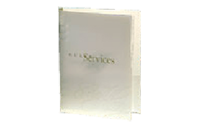 Hay Adams Hotel Guest Services Directory: - Custom Menu Covers, Binders, & Presentation Folders