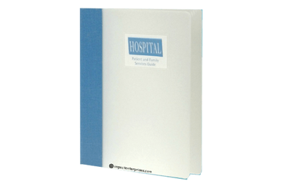 Hospital - Custom Menu Covers, Binders, & Presentation Folders