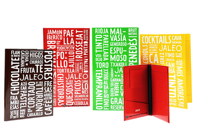 Jaleo - Custom Menu Covers, Binders, & Presentation Folders