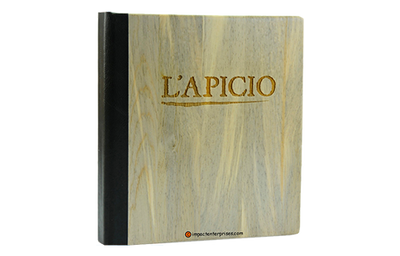 L'apicio - Custom Menu Covers, Binders, & Presentation Folders