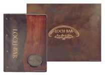Loch Bar - Custom Menu Covers, Binders, & Presentation Folders