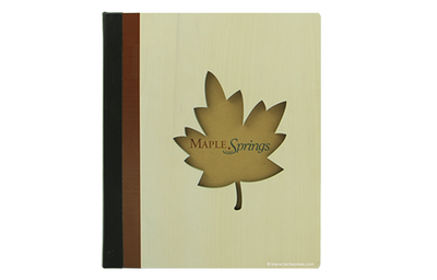 Maple Springs - Custom Menu Covers, Binders, & Presentation Folders