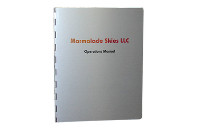 Marmalade Skies - Custom Menu Covers, Binders, & Presentation Folders