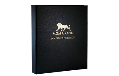 MGM Grand Dining - Custom Menu Covers, Binders, & Presentation Folders