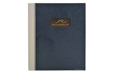 San Clemente Inn - Custom Menu Covers, Binders, & Presentation Folders