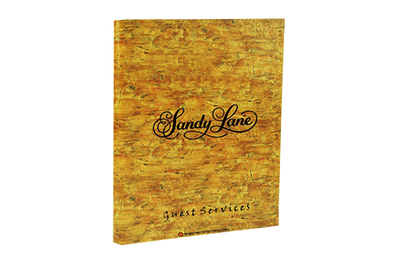 Sandy Lane - Custom Menu Covers, Binders, & Presentation Folders