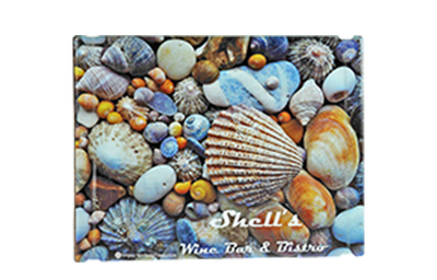 Shell's Wine Bar & Bistro - Custom Menu Covers, Binders, & Presentation Folders