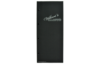 Villari's Lakeside - Custom Menu Covers, Binders, & Presentation Folders