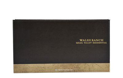 Walsh Ranch - Custom Menu Covers, Binders, & Presentation Folders