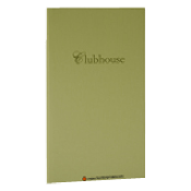 Clubhouse Green Faux Linen - Custom Menu Covers, Binders, & Presentation Folders
