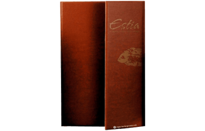 Estia - Custom Menu Covers, Binders, & Presentation Folders
