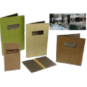 Courtyard Terrace - Custom Menu Covers, Binders, & Presentation Folders