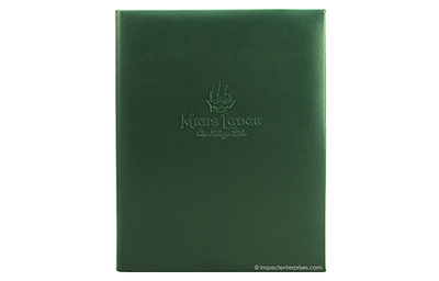 Migis Lodge - Custom Menu Covers, Binders, & Presentation Folders