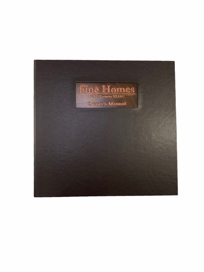 RD Fine Homes - Custom Menu Covers, Binders, & Presentation Folders