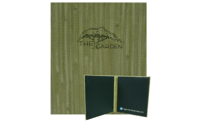 The Garden - Custom Menu Covers, Binders, & Presentation Folders