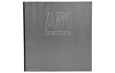 Aim Institute - Custom Menu Covers, Binders, & Presentation Folders