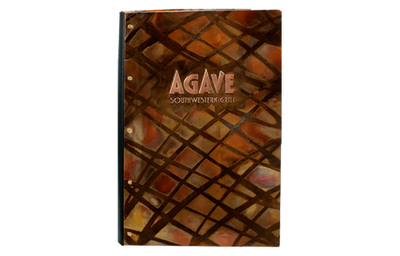 Agave Tri-fold - Custom Menu Covers, Binders, & Presentation Folders