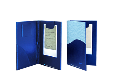 Agua- Leather/Faux Leather Menu Cover - Custom Menu Covers, Binders, & Presentation Folders
