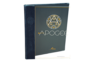 Apogee - Custom Menu Covers, Binders, & Presentation Folders
