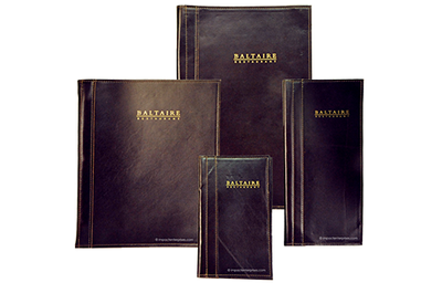 Baltaire - Custom Menu Covers, Binders, & Presentation Folders