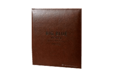 Big Blue - Custom Menu Covers, Binders, & Presentation Folders