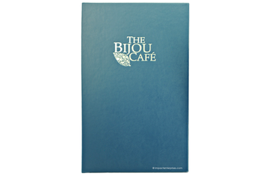 Bijou Cafe - Custom Menu Covers, Binders, & Presentation Folders