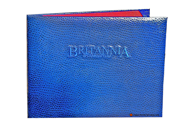 Britannia - Custom Menu Covers, Binders, & Presentation Folders