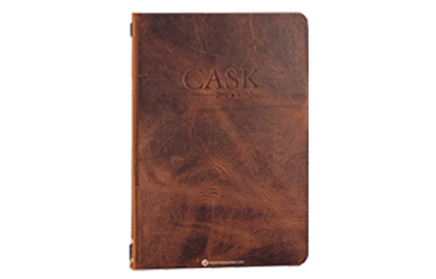 Cask Bar & Grill - Custom Menu Covers, Binders, & Presentation Folders