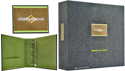 Josheph Abboud - Custom Menu Covers, Binders, & Presentation Folders