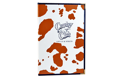 Cowboy Club - Custom Menu Covers, Binders, & Presentation Folders