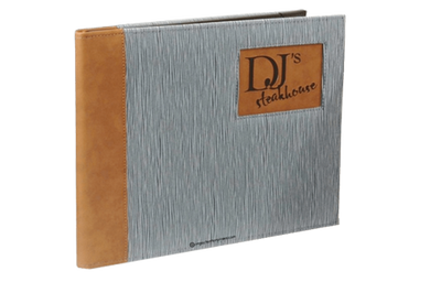DJ Steakhouse - Custom Menu Covers, Binders, & Presentation Folders