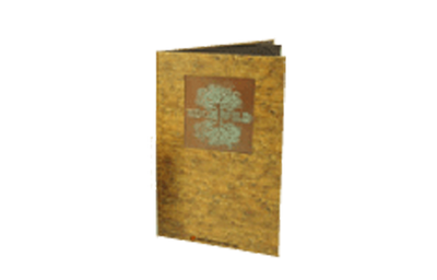 Edge Wild Cork & Copper Menu - Custom Menu Covers, Binders, & Presentation Folders