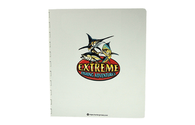 Extreme Fishing Adventures - Custom Menu Covers, Binders, & Presentation Folders