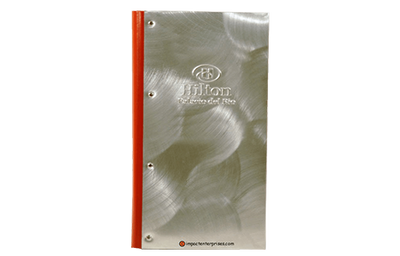 Hilton Check Presenter - Custom Menu Covers, Binders, & Presentation Folders