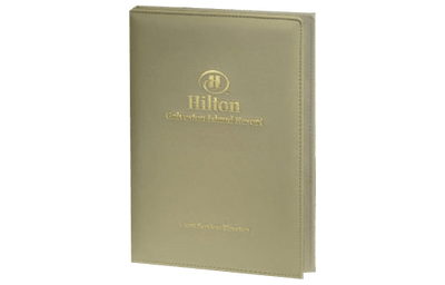 Hilton Galveston Guest Service Directory: - Custom Menu Covers, Binders, & Presentation Folders