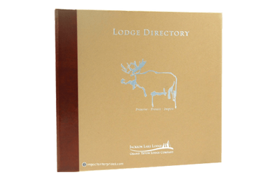 Jackson Lake Lodge - Custom Menu Covers, Binders, & Presentation Folders
