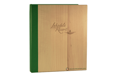 Lakedale Resort - Custom Menu Covers, Binders, & Presentation Folders