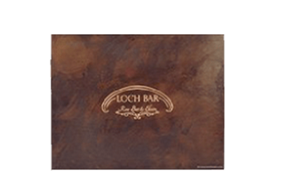 Loch Bar-1 - Custom Menu Covers, Binders, & Presentation Folders