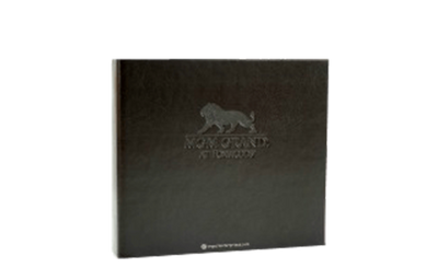MGM Grand - Foxwoods - Custom Menu Covers, Binders, & Presentation Folders