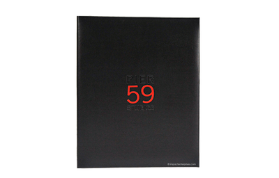 Pier 59 - Custom Menu Covers, Binders, & Presentation Folders