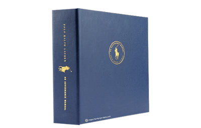 Polo Governance Manual - Custom Menu Covers, Binders, & Presentation Folders