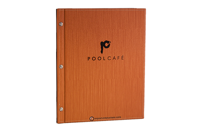 Pool Cafe - Custom Menu Covers, Binders, & Presentation Folders