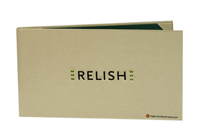 Relish - Custom Menu Covers, Binders, & Presentation Folders