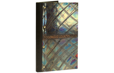 Ridgewood CC - Custom Menu Covers, Binders, & Presentation Folders